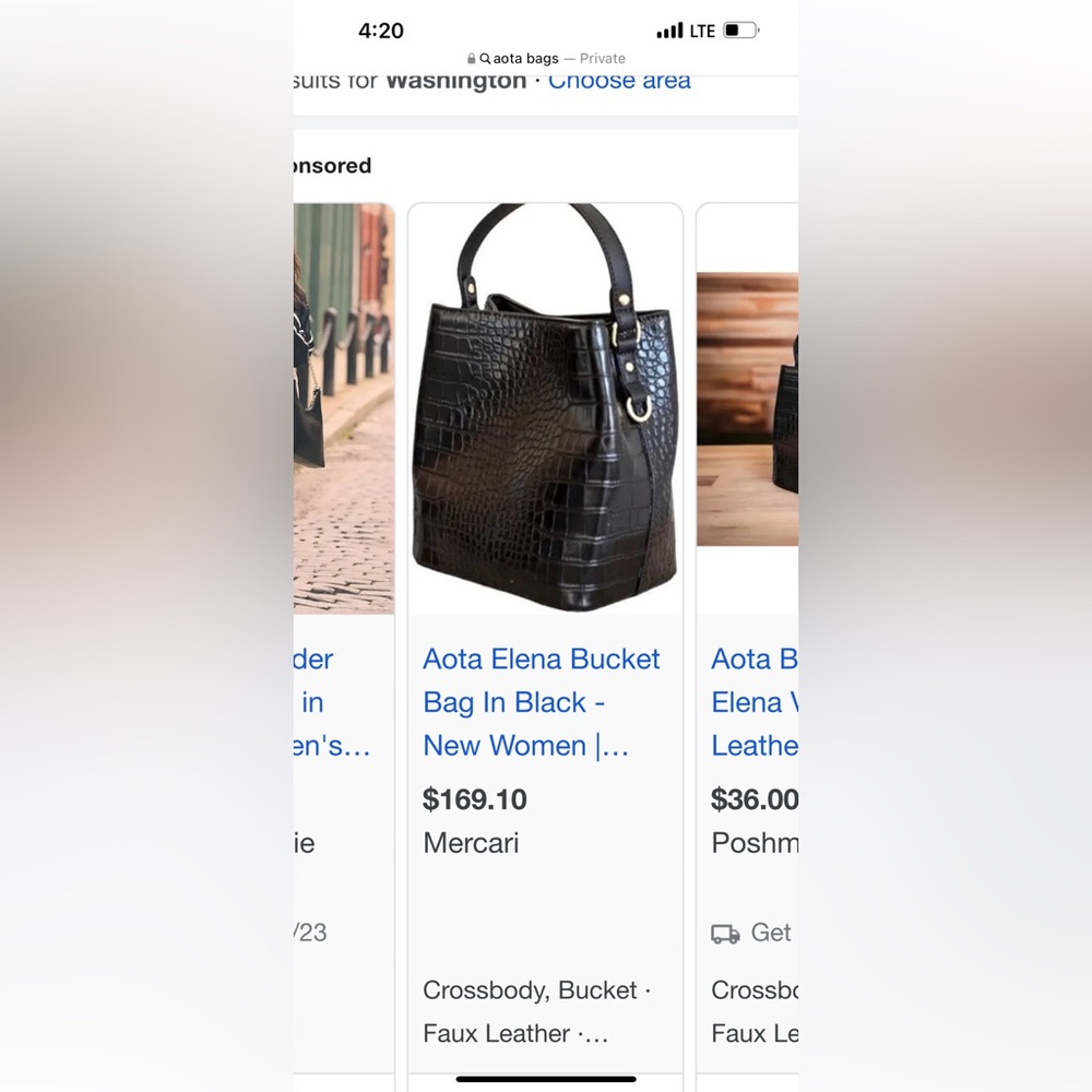 $188 Aota Elena Bag - Picture 4 of 10